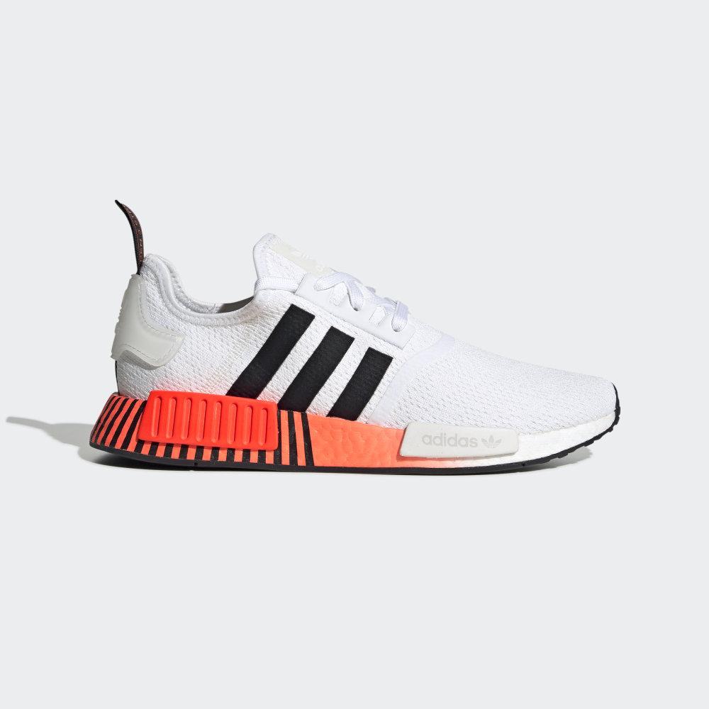 Originals Adidas NMD_R1 Dama Romania - Albi/Negrii/Rosii FV3648